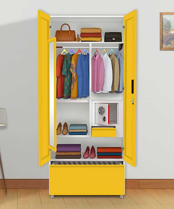 URVASHI-3 MODEL - 2200x915x590mm Triveni Almirah