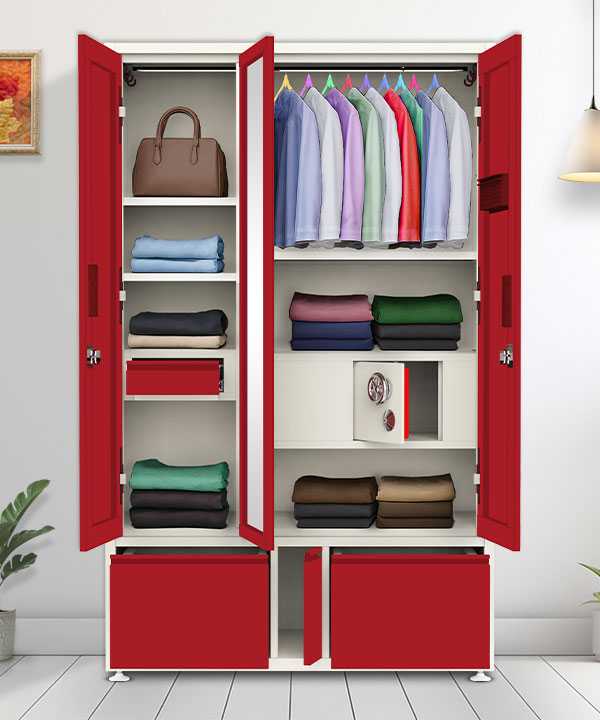 GANGA-3 MODEL - 2010x1230x530mm Triveni Almirah